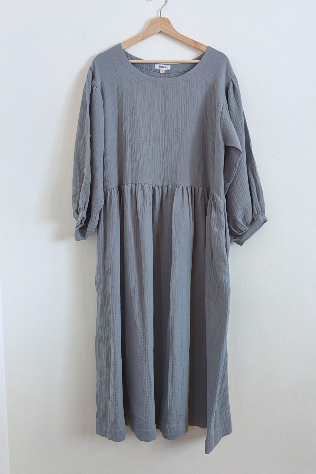 Willow Organic Cotton Gauze Dress - Various Colours (sizes M & L)