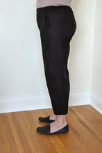 Load image into Gallery viewer, Linen Barrel Leg Pants - Black (size XXL) &amp; Mushroom (size M)
