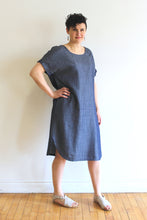 Load image into Gallery viewer, Astrid Tencel™ Lyocell Dress - Denim (size L)
