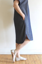 Load image into Gallery viewer, Astrid Tencel™ Lyocell Dress - Denim (size L)
