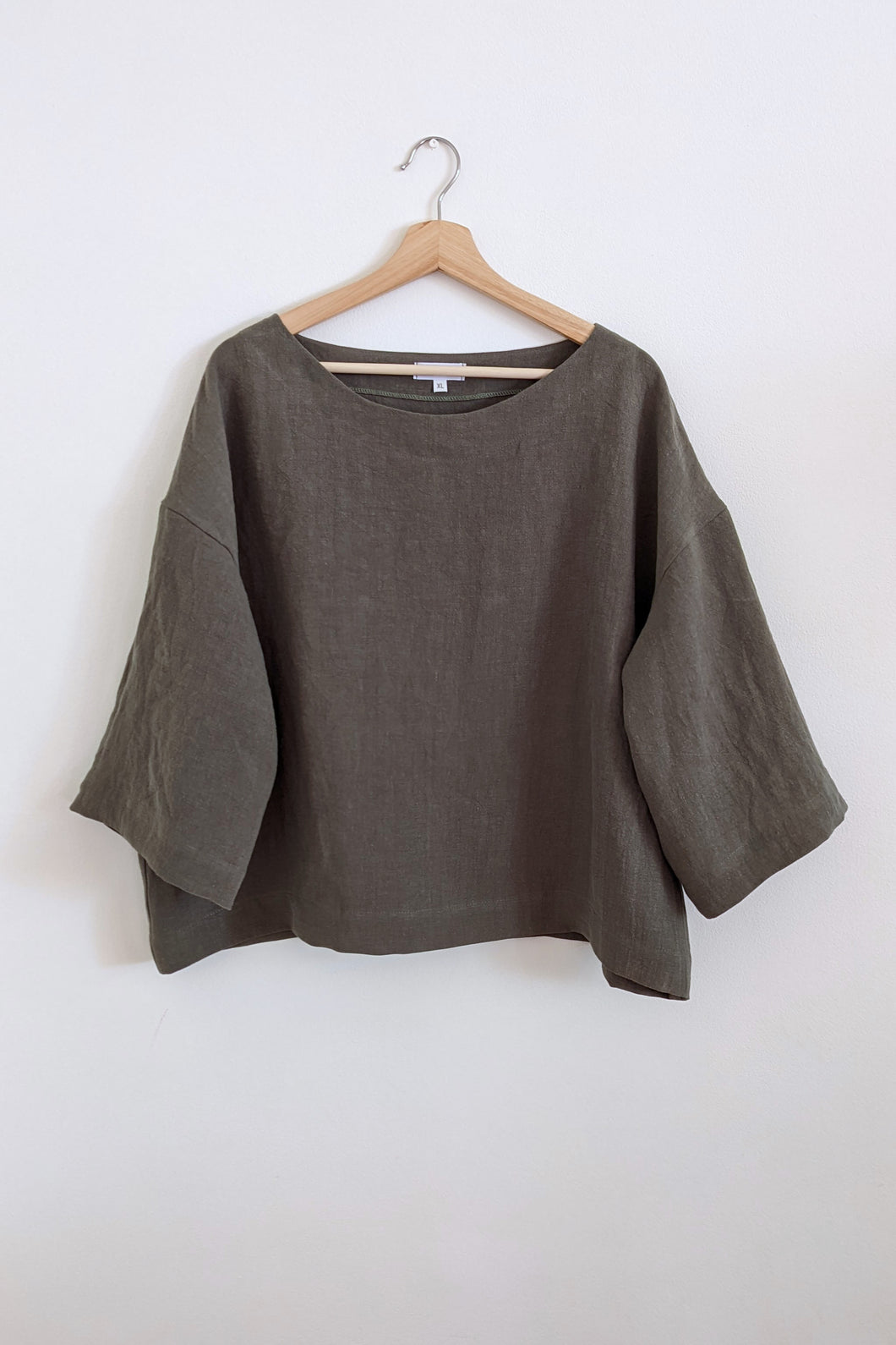 Astrid 3/4 Sleeve Linen Top - Various Colours