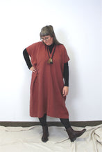 Load image into Gallery viewer, Imogen Cap Sleeve Linen Cocoon Dress - Various Colours
