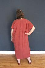 Load image into Gallery viewer, Imogen Cap Sleeve Linen Cocoon Dress - Various Colours
