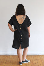 Load image into Gallery viewer, Ingrid Linen Dress - Black (size M)
