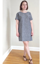 Load image into Gallery viewer, Ingrid Hemp/Organic Cotton Dress - Chambray (sizes S &amp; M)

