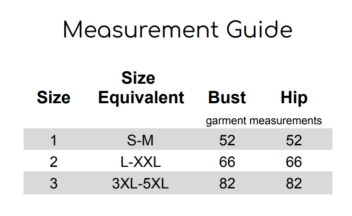 Fit & Measurement Chart – beithe